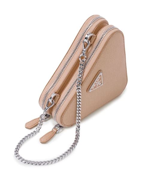 prada mini triangle bag.